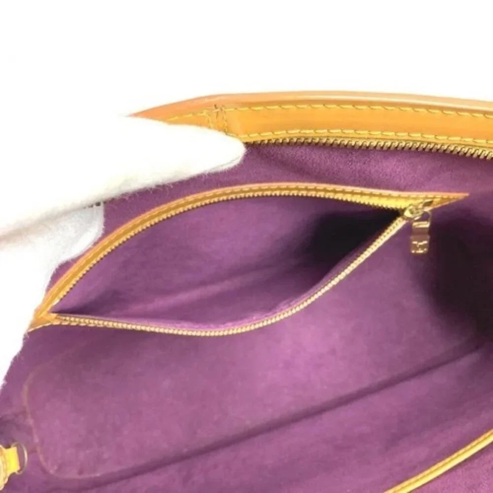 LOUIS VUITTON M52289 Epi Lussac Shoulder Bag Tote Bag Epi Leather Tassiri Yellow